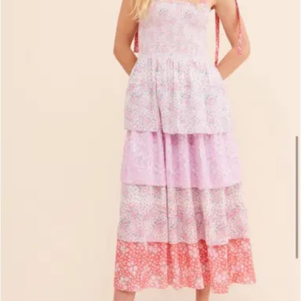 Love Shack Fancy Tiered Dress